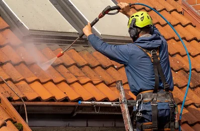 Démoussage et hydrofuge de toiture à Turquestein-Blancrupt